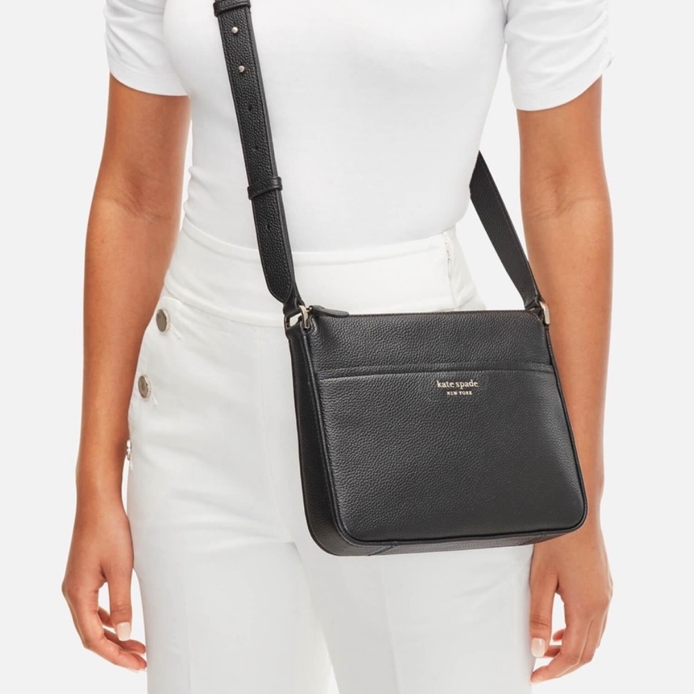 NWOT Kate Spade Runaround Medium Crossbody (Black)